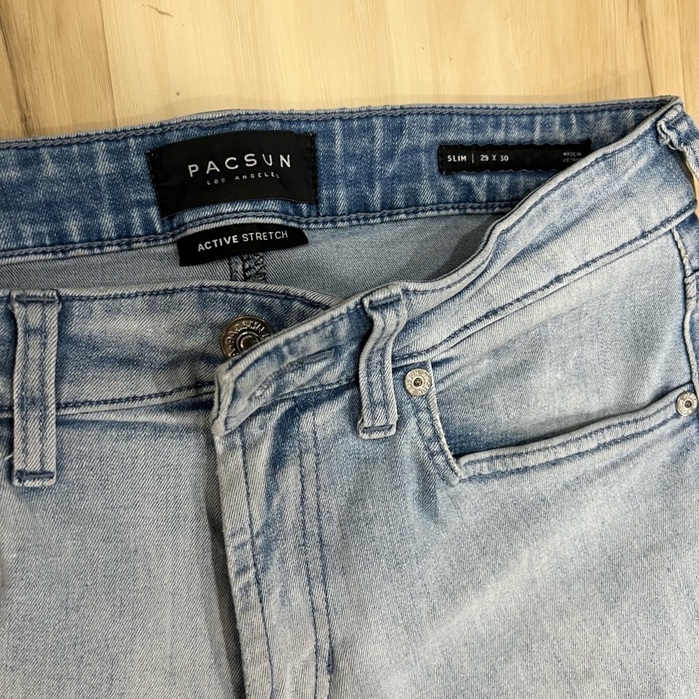 Light blue jeans
